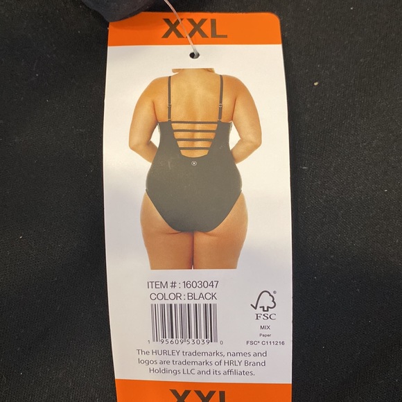 XXL  Hurley bathing suit UPF 50 new with tag - Picture 4 of 5